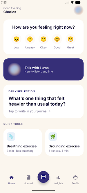 Luma: Therapist Screenshot 0