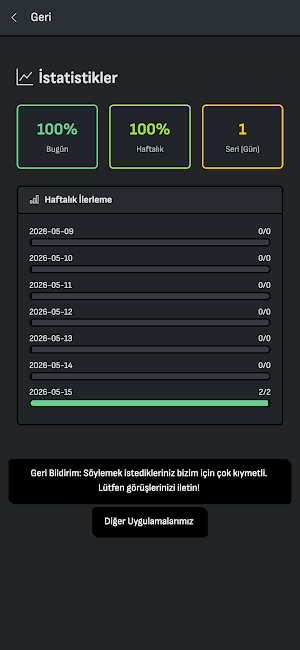 Günlük 3 Görev Sistemi Screenshot 3