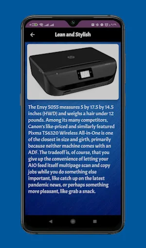 HP ENVY 5055 Wireless guide Screenshot 1