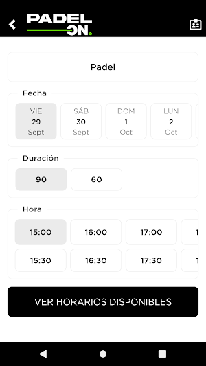 Padel Indoor Ondara Screenshot 3