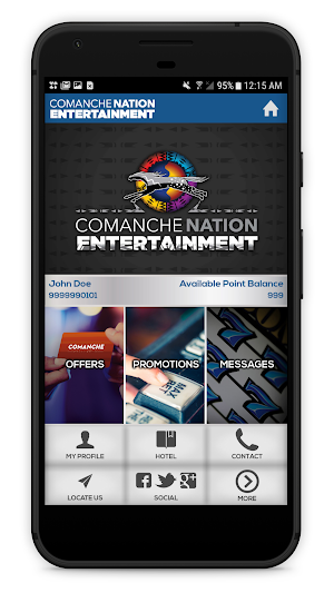Comanche Nation Entertainment Players Rewards Screenshot 0