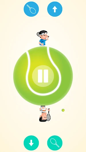 Circular Tennis 2 Player Games Screenshot 0