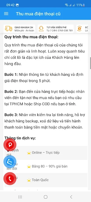 Thu mua điện thoại cũ Screenshot 3