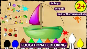 Kids Coloring book - learn colors Screenshot 2