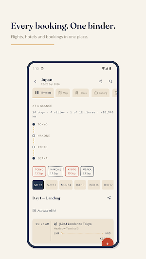 Travel Binder: Trip Planner Screenshot 1