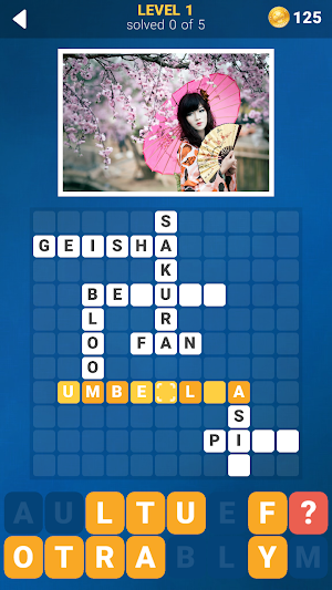 125 Photo Crosswords Screenshot 3