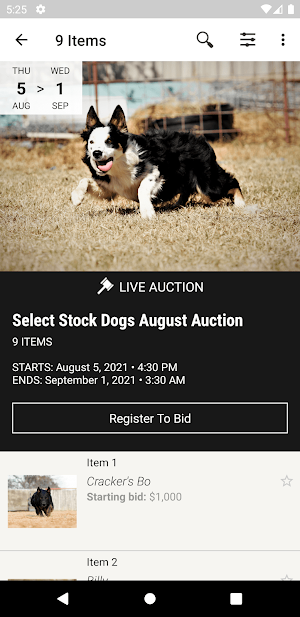 Select Stock Dog Sales Screenshot 3