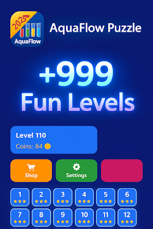 AquaFlow - Water Sort Puzzle Screenshot 0