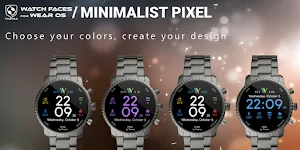 Minimalist Pixel Watch Face Screenshot 1
