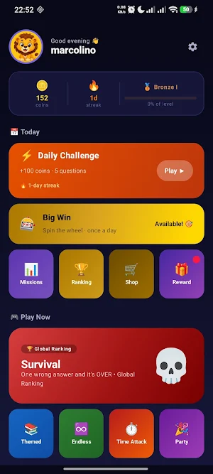 Triviall: Trivia Quiz Game Screenshot 0