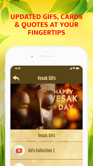 Vesak Day Cards Wishes GIFs Screenshot 2