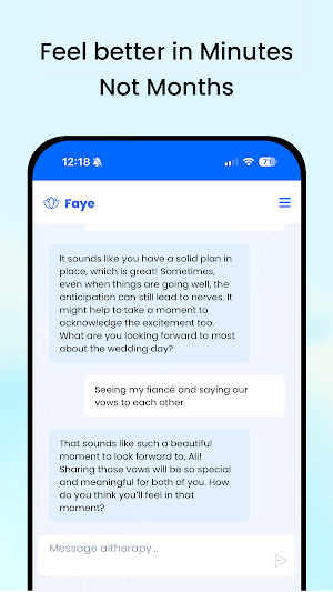 Faye | AI Self Care Companion Screenshot 2