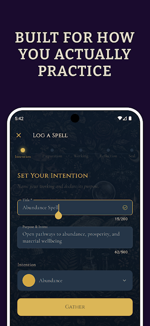 Digital Book of Shadows Screenshot 2
