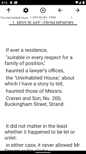 Book, The Uninhabited House Screenshot 1