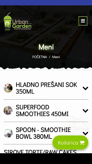 Urban Garden Juice & Smoothie Screenshot 3