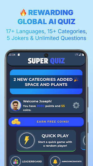 SQA: AI Global Quiz Screenshot 0