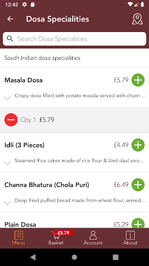 Rishi's Indian Aroma Screenshot 2