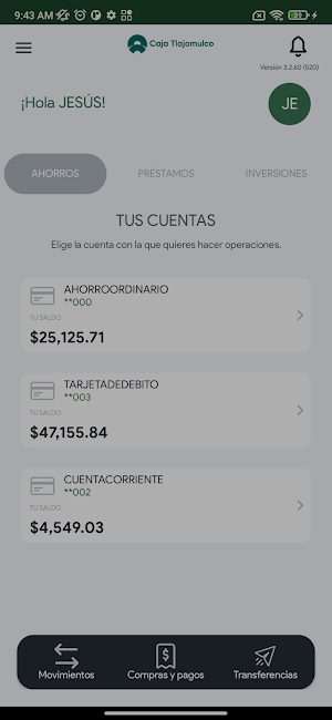 Caja Tlajomulco App Screenshot 1