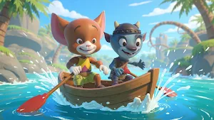Paddle & Paddle: Rowing Game Screenshot 1