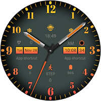 Three dials Orange
