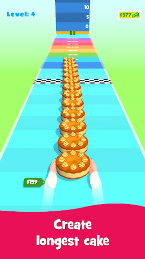 Cake Stack Run: Food Games Screenshot 3