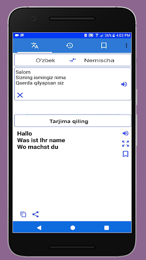 Nemischa O'zbekcha Tarjimon Screenshot 2