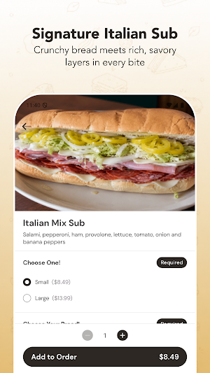 Brown Bag Sub Shoppe Screenshot 2