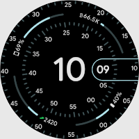 Pixel 4's Concentric Watchface