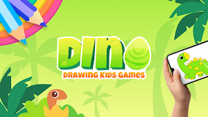 Dinosaur Drawing Kids Games 2+ Screenshot 0