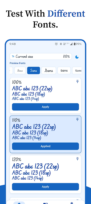 Big Font - Text Size Changer Screenshot 3