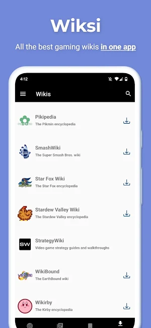 Wiksi - Gaming Wikis Screenshot 0