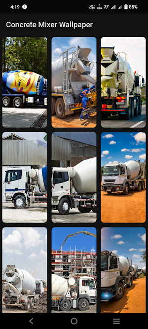 Concrete Mixer Wallpaper Screenshot 2