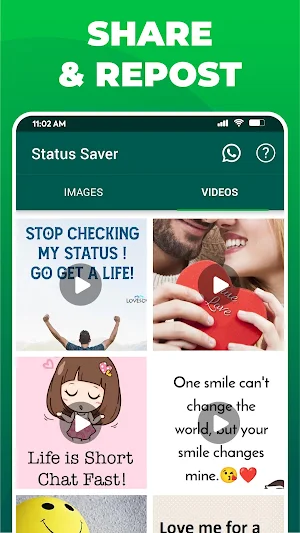 Status Saver: Video Downloader Screenshot 0