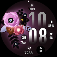 ML2U 313 Floral Digital Art