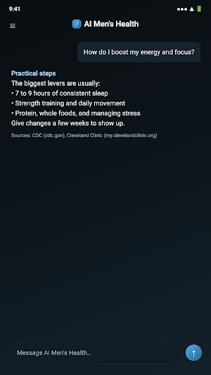 AI Men's Health Screenshot 2