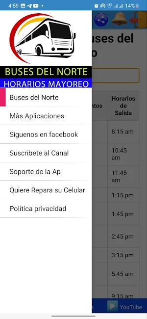 Horarios de Buses del Mayoreo Screenshot 3
