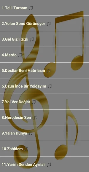 Türk Halk Türkü 60 İnternetsiz Screenshot 0