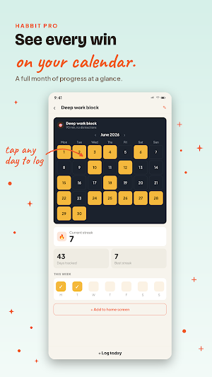 Habbit Pro - Habit Tracker Screenshot 1