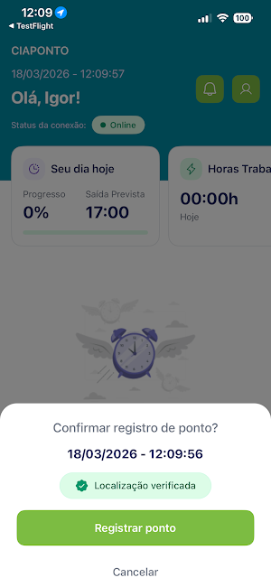 CiaPonto - Colaborador Screenshot 2