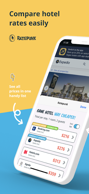 RatePunk: Hotel Booking App Screenshot 0