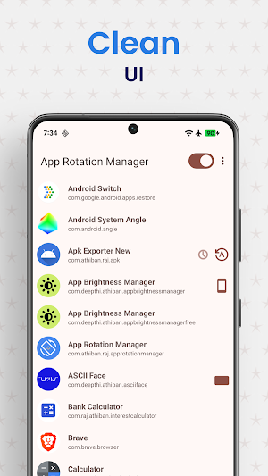 App Rotation Manager Screenshot 2