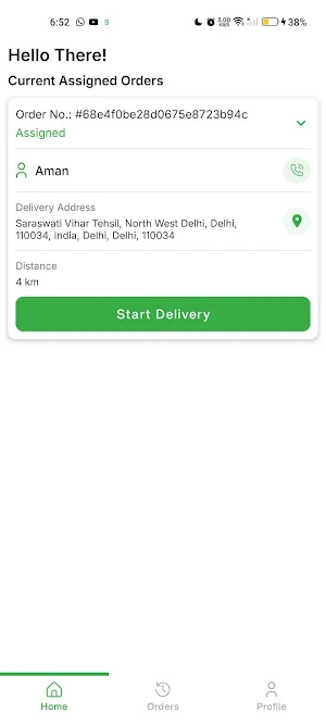 OnAp Delivery Partner App Screenshot 1