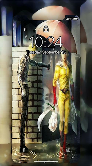 OnePun Anime UHD Wallpaper Man Saitama Screenshot 3