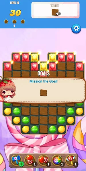 Candy Yummy Match 3 puzzle Screenshot 0