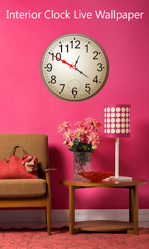 Interior Clock Live Wallpaper Screenshot 1