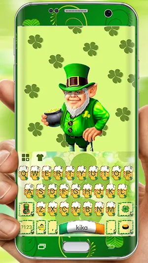 Lucky St Patrick Keyboard Theme Screenshot 0