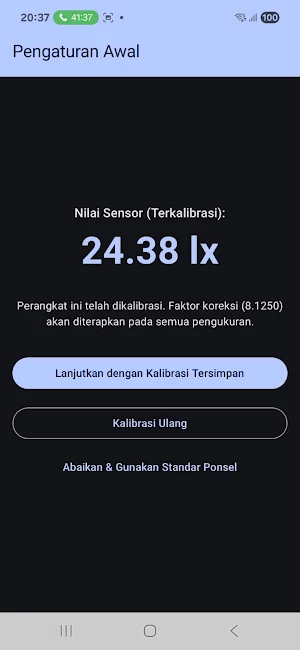 SNILuxmeter Screenshot 0