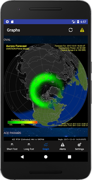 Aurora Alerts - Northern Lights forecast Screenshot 2