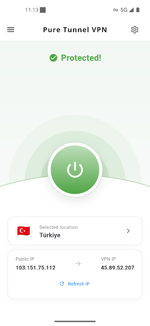 PureTunnel VPN Screenshot 2