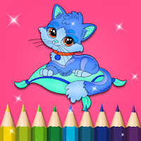 Cats Coloring by Number Book